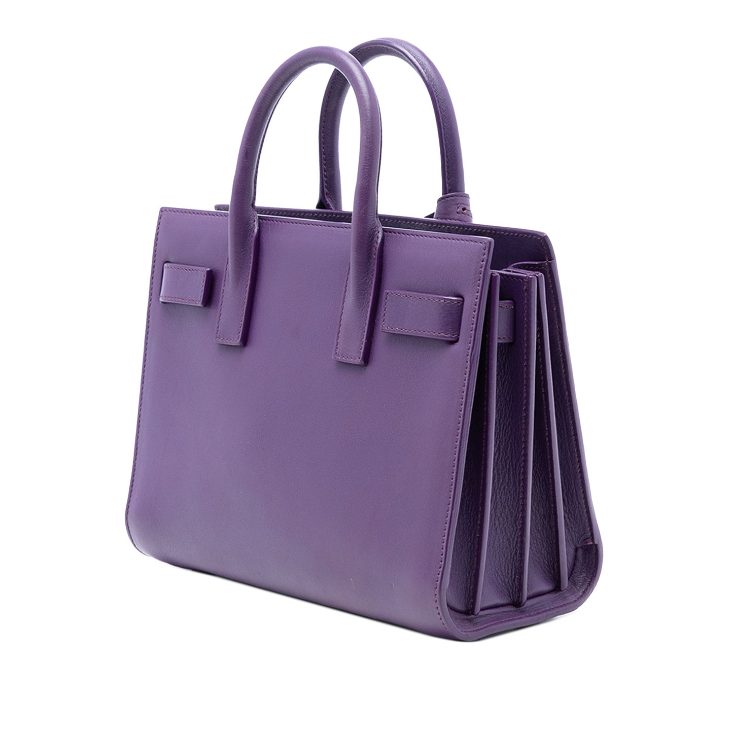Nano Leather Sac de Jour Satchel
