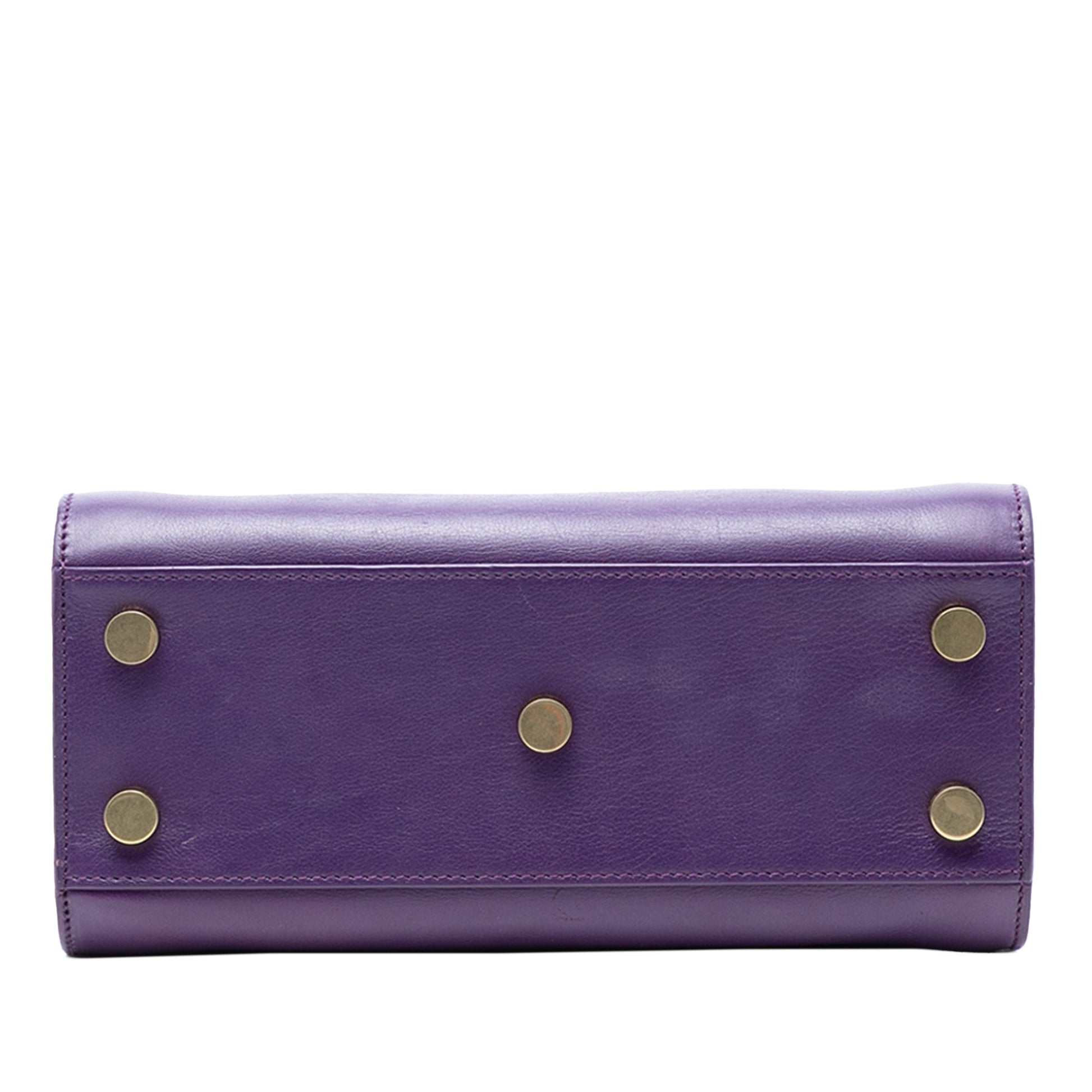 Nano Leather Sac de Jour Satchel