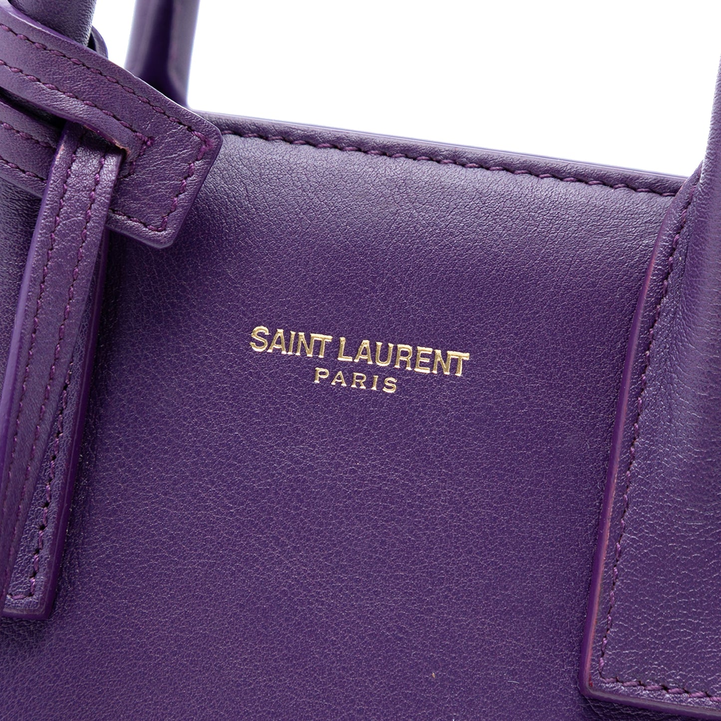 Nano Leather Sac de Jour Satchel
