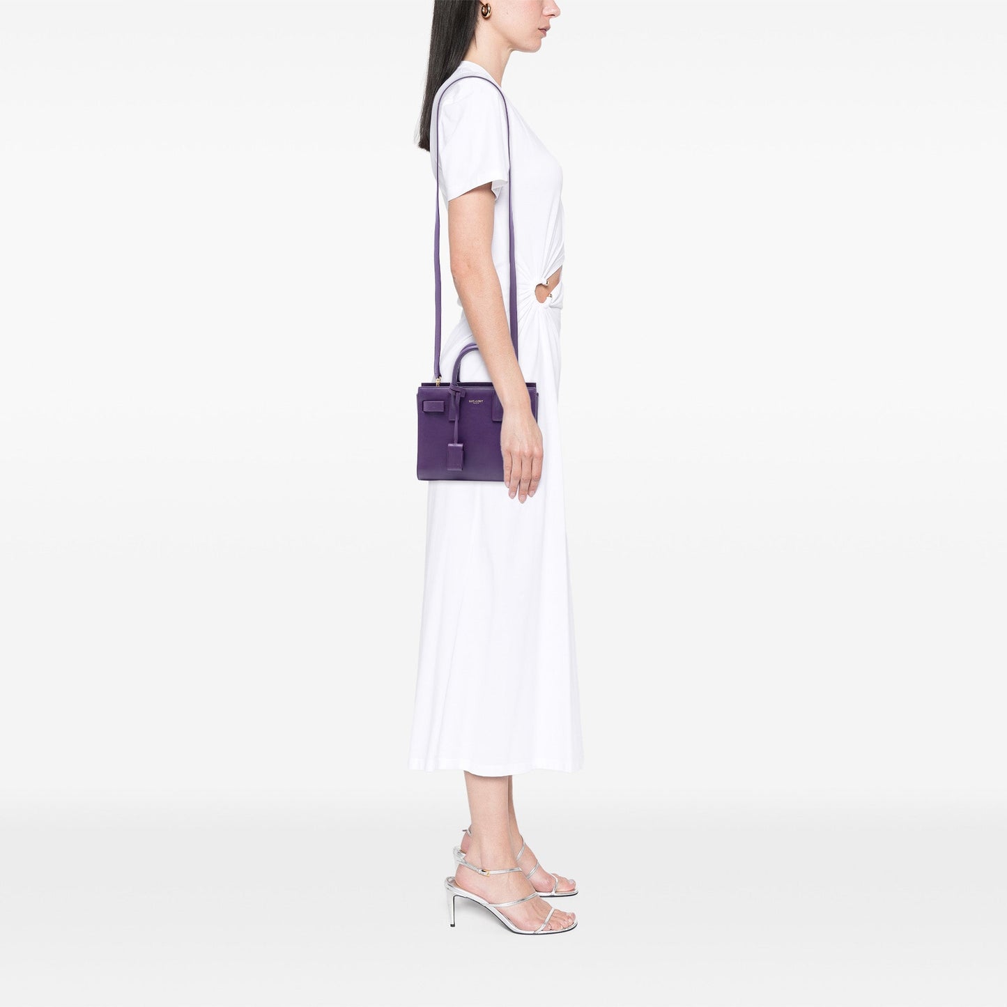 Nano Leather Sac de Jour Satchel
