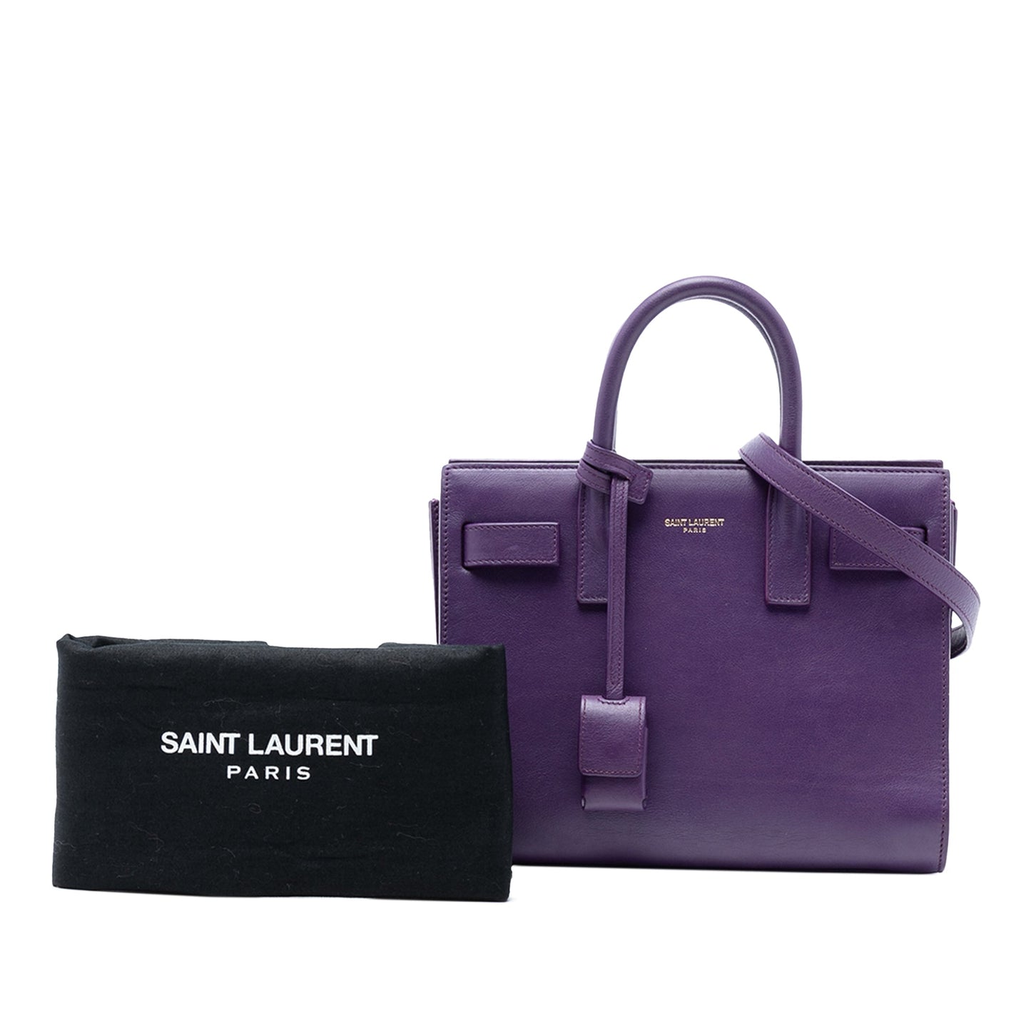 Nano Leather Sac de Jour Satchel