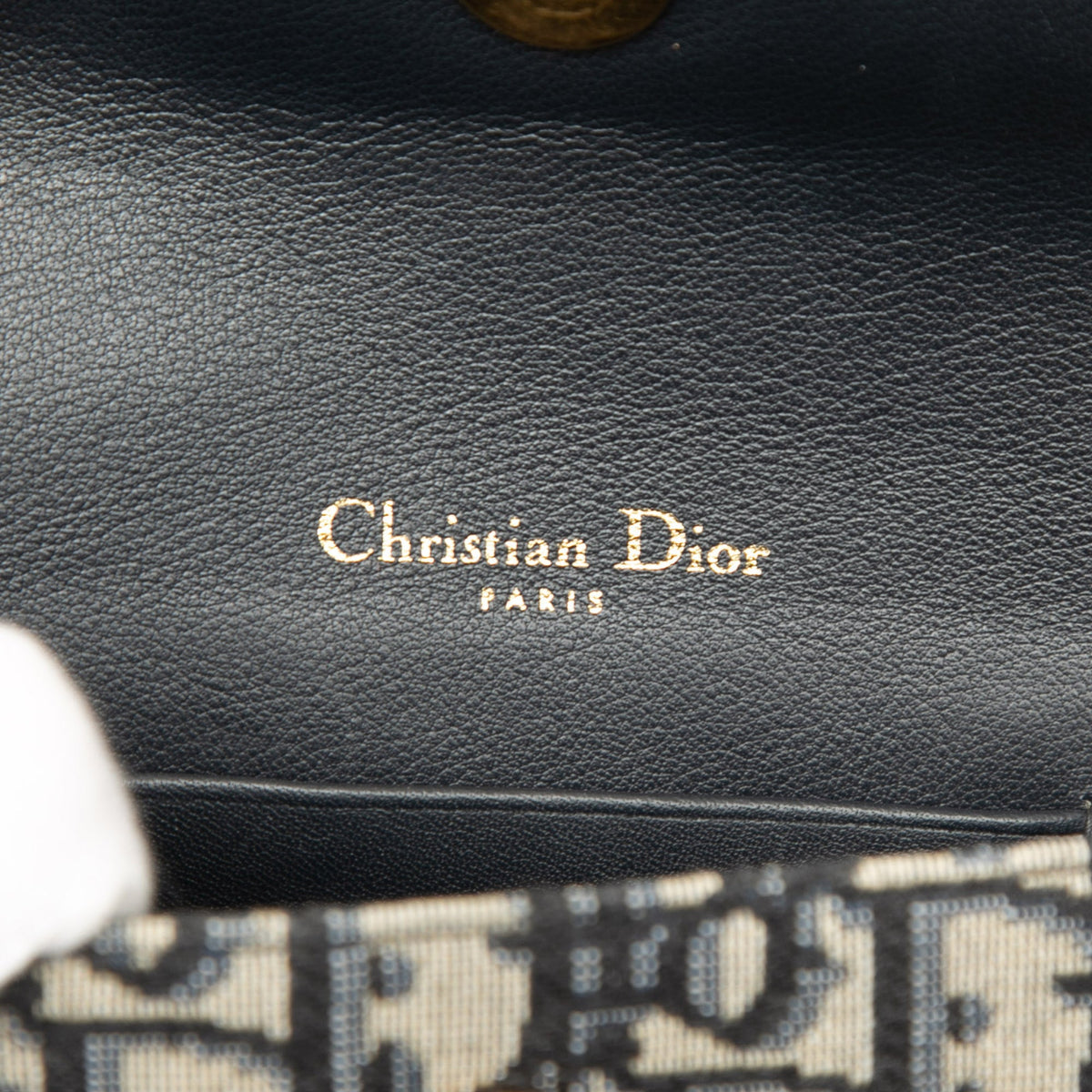 Dior Oblique Canvas Saddle Belt Bag — Blue