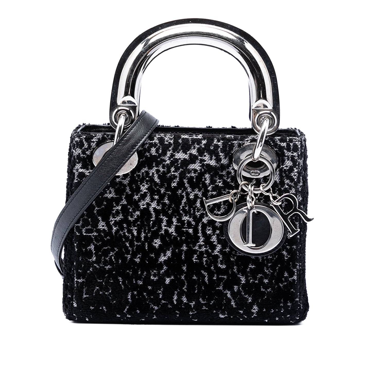 Dior Mini Fabric Lame Lady Dior