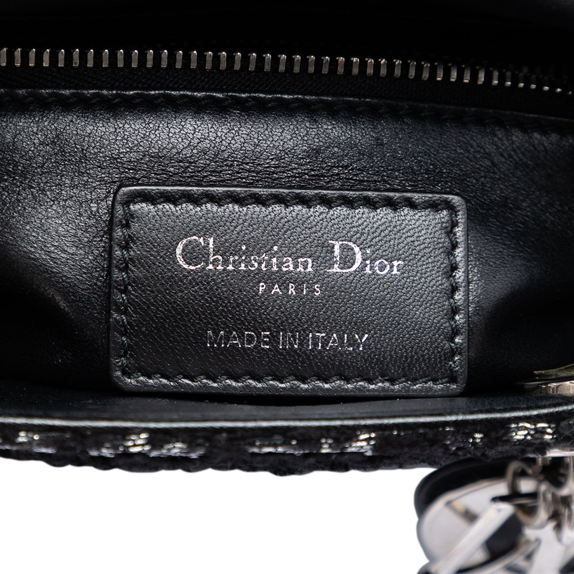 Dior Mini Fabric Lame Lady Dior