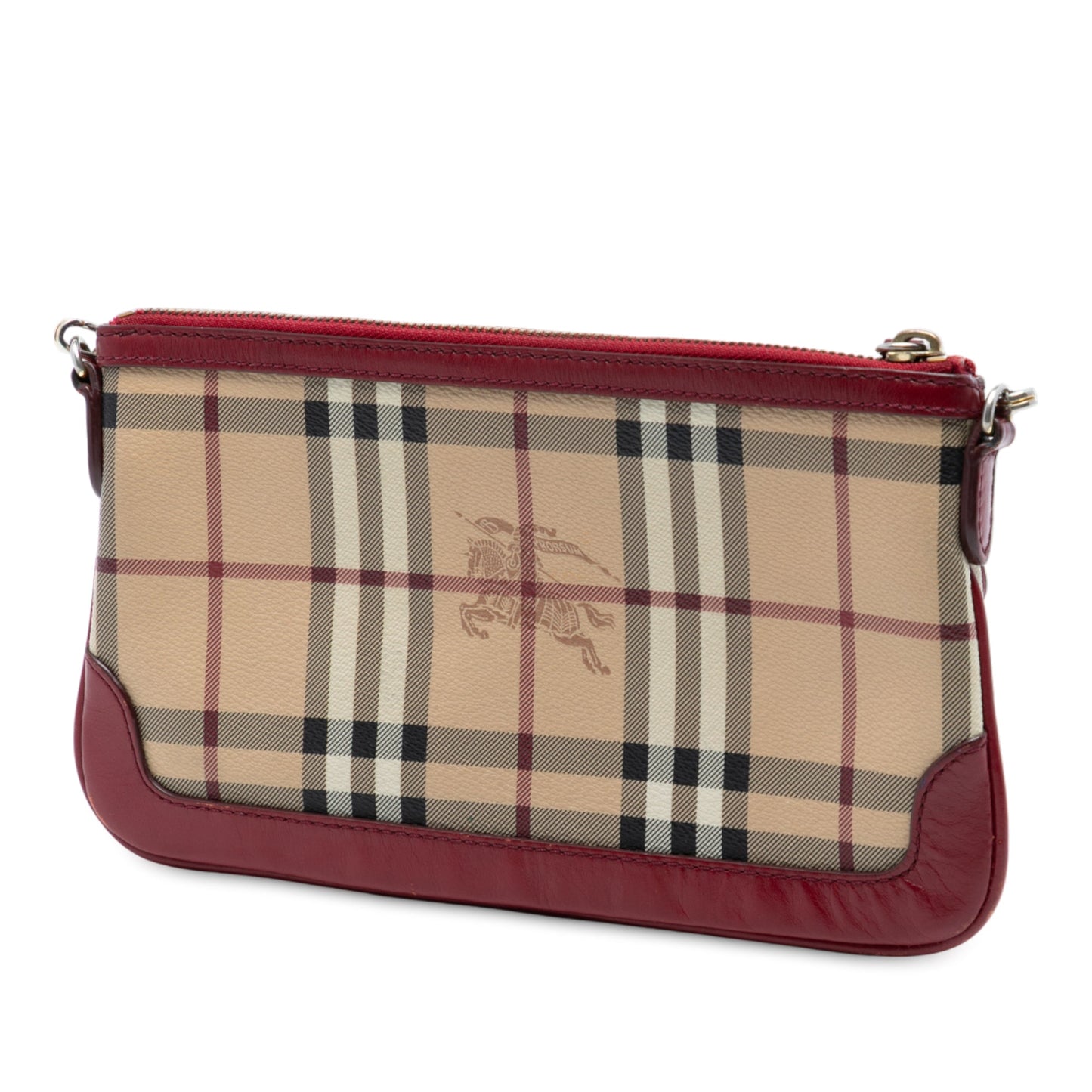 Burberry Haymarket Check Coated Canvas Peyton Crossbody