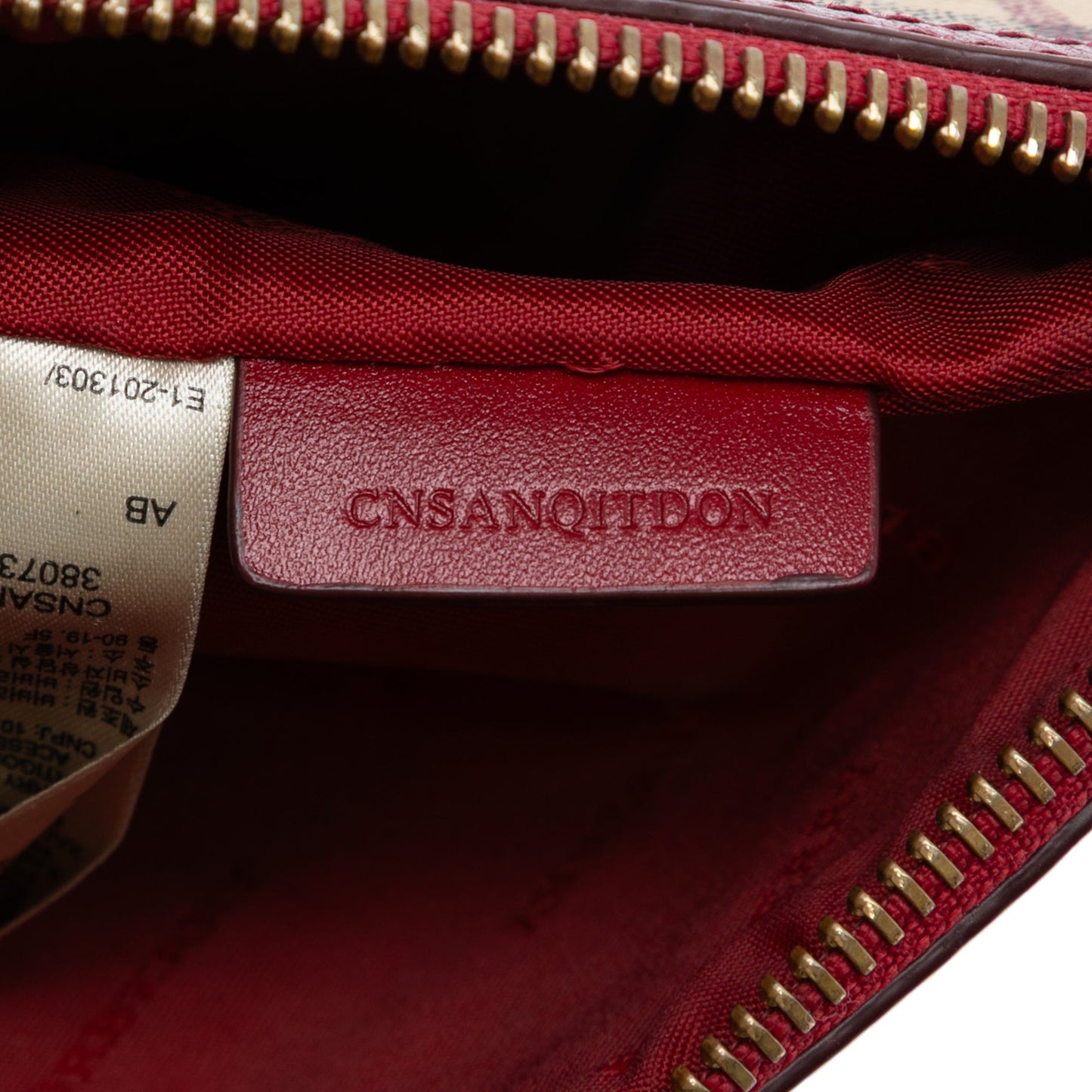 Burberry Haymarket Check Coated Canvas Peyton Crossbody