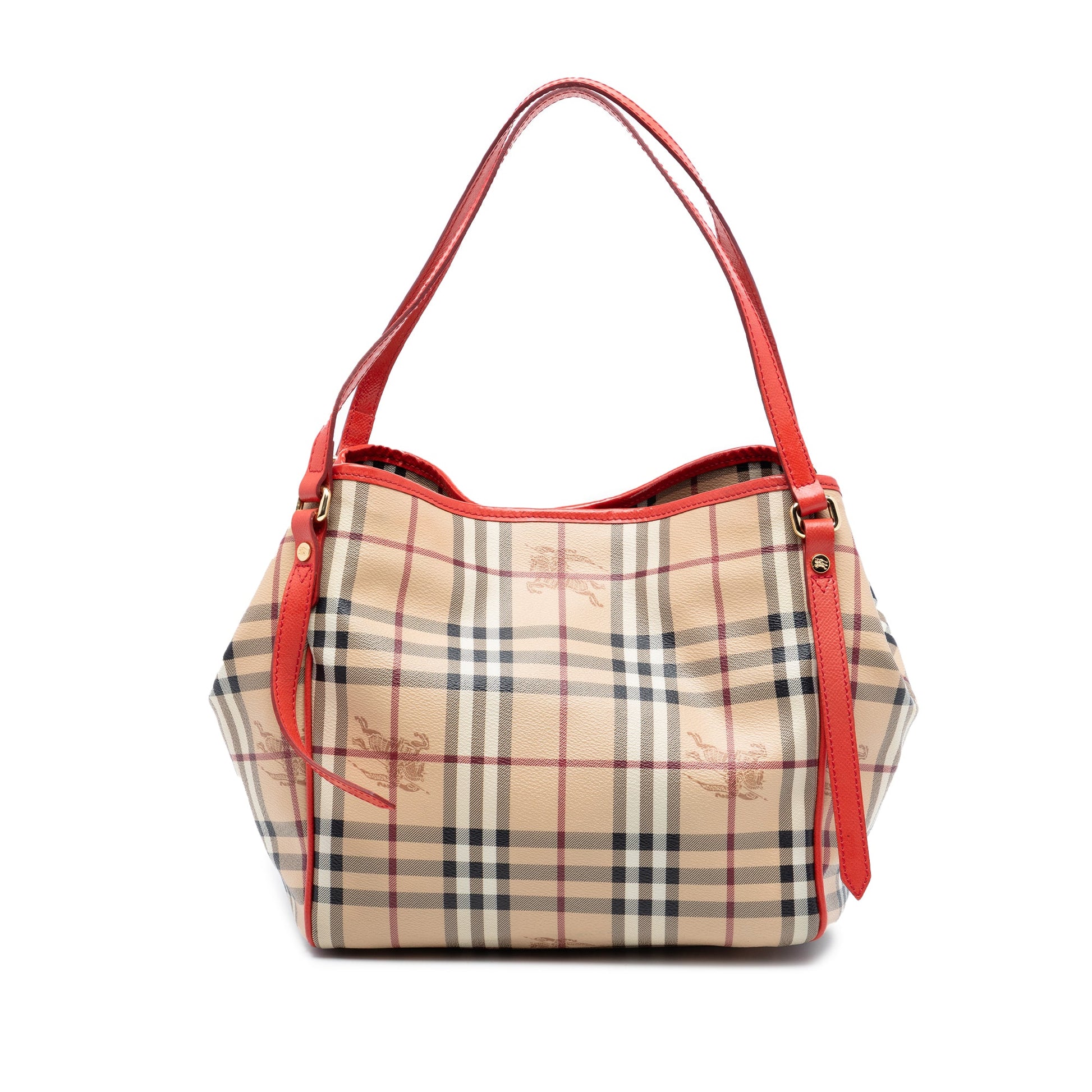 Burberry Small Haymarket Check Coated Canvas Canterbury Tote