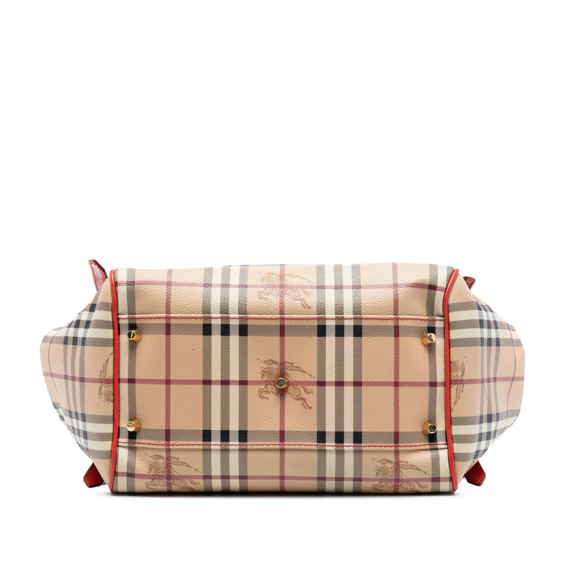 Burberry Small Haymarket Check Coated Canvas Canterbury Tote