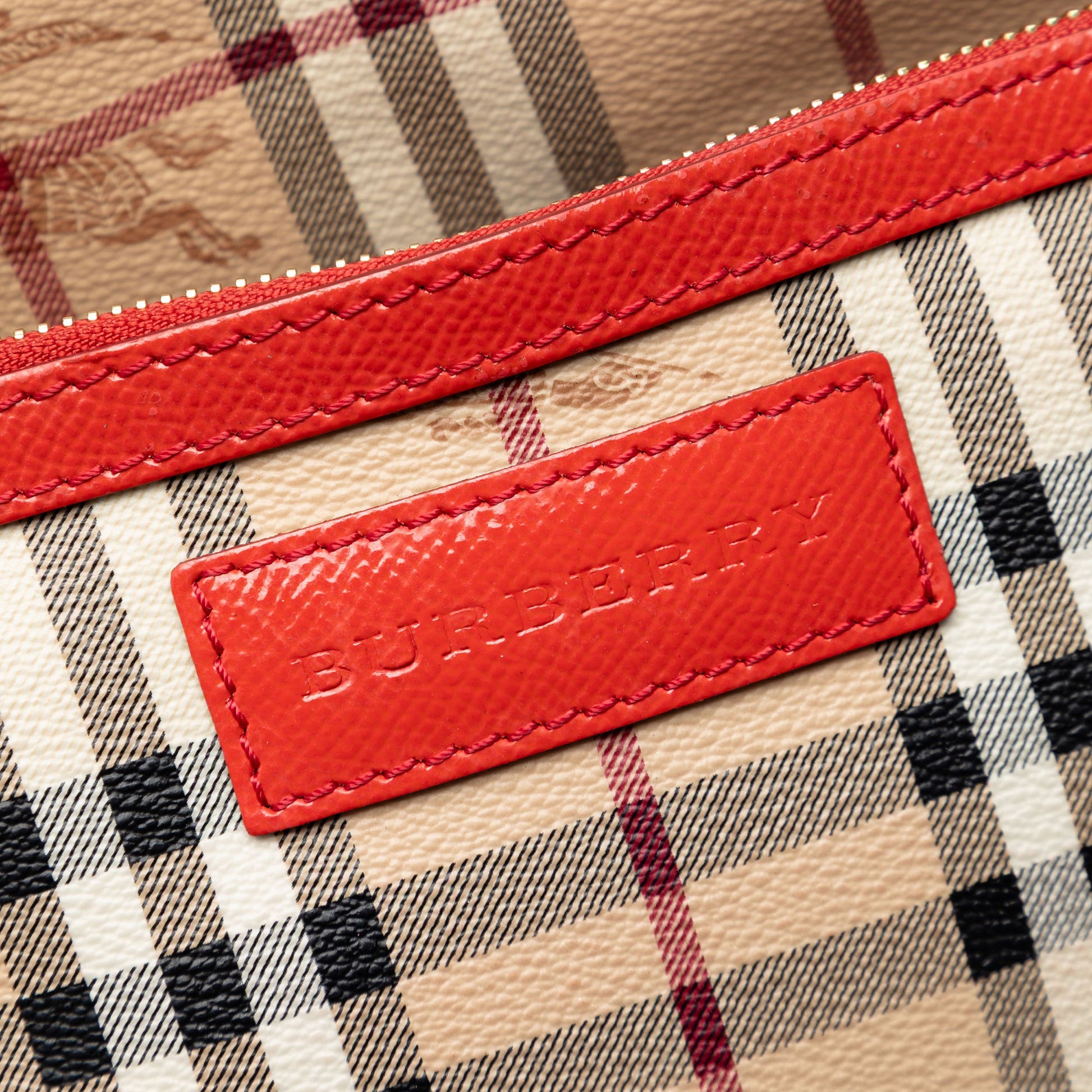 Burberry Small Haymarket Check Coated Canvas Canterbury Tote