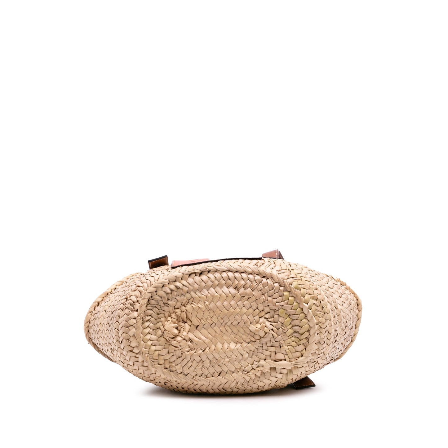 LOEWE Small Raffia Basket Tote