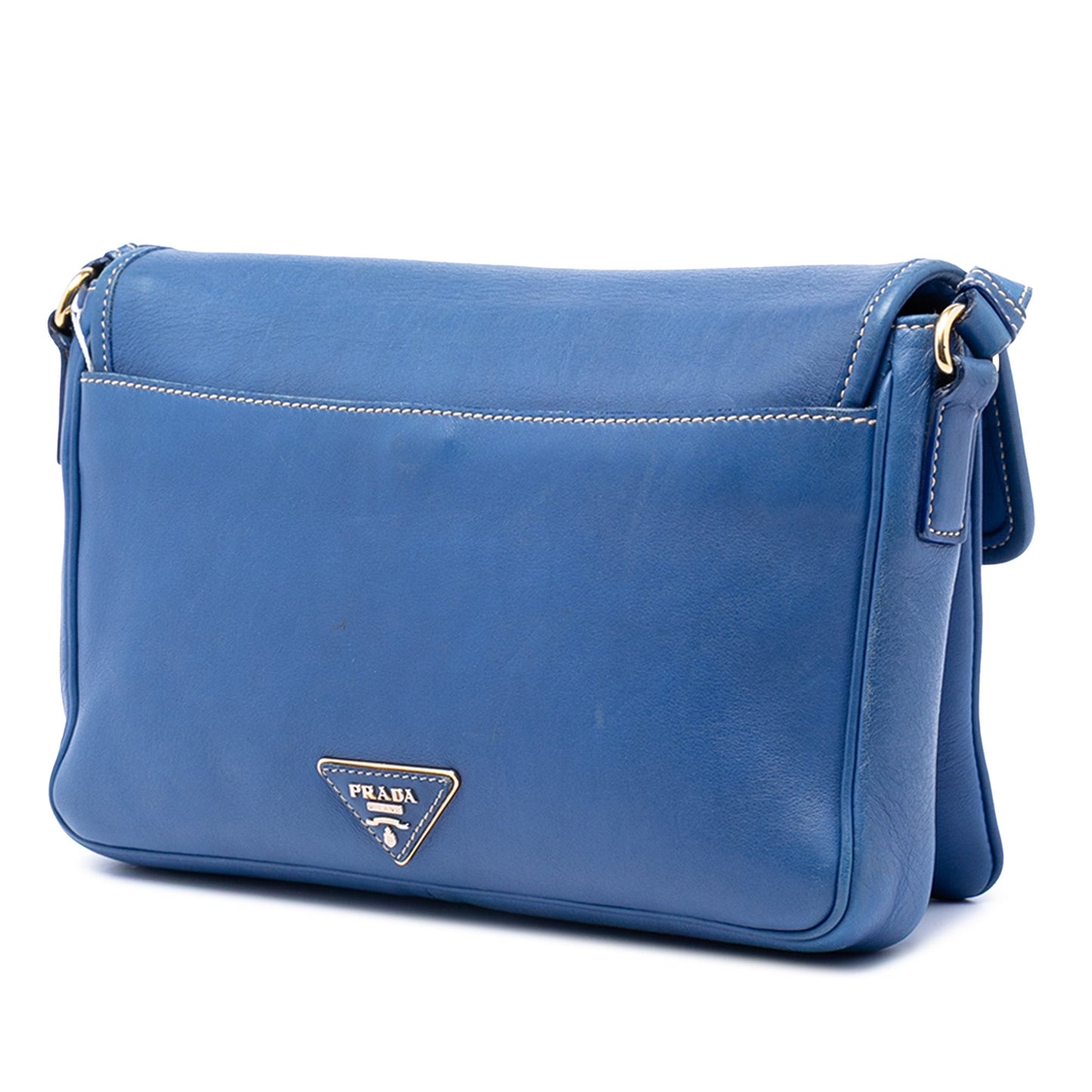 Prada City Calf Pattina Crossbody
