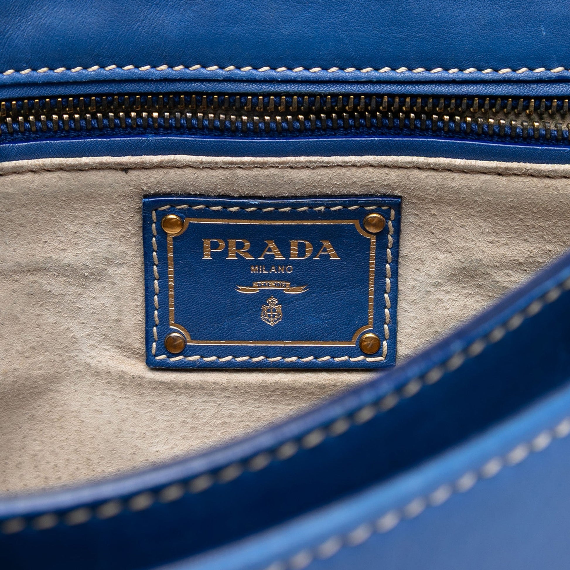 Prada City Calf Pattina Crossbody