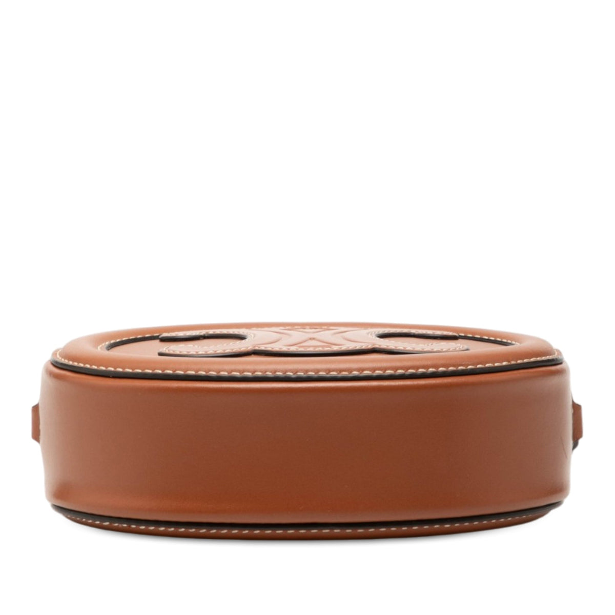 Celine Small Calfskin Cuir Triomphe Oval Crossbody