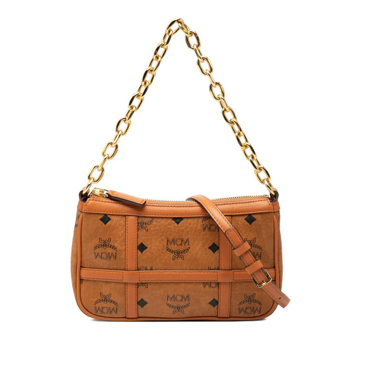 MCM Mini Visetos Coated Canvas Delmy Chain Satchel