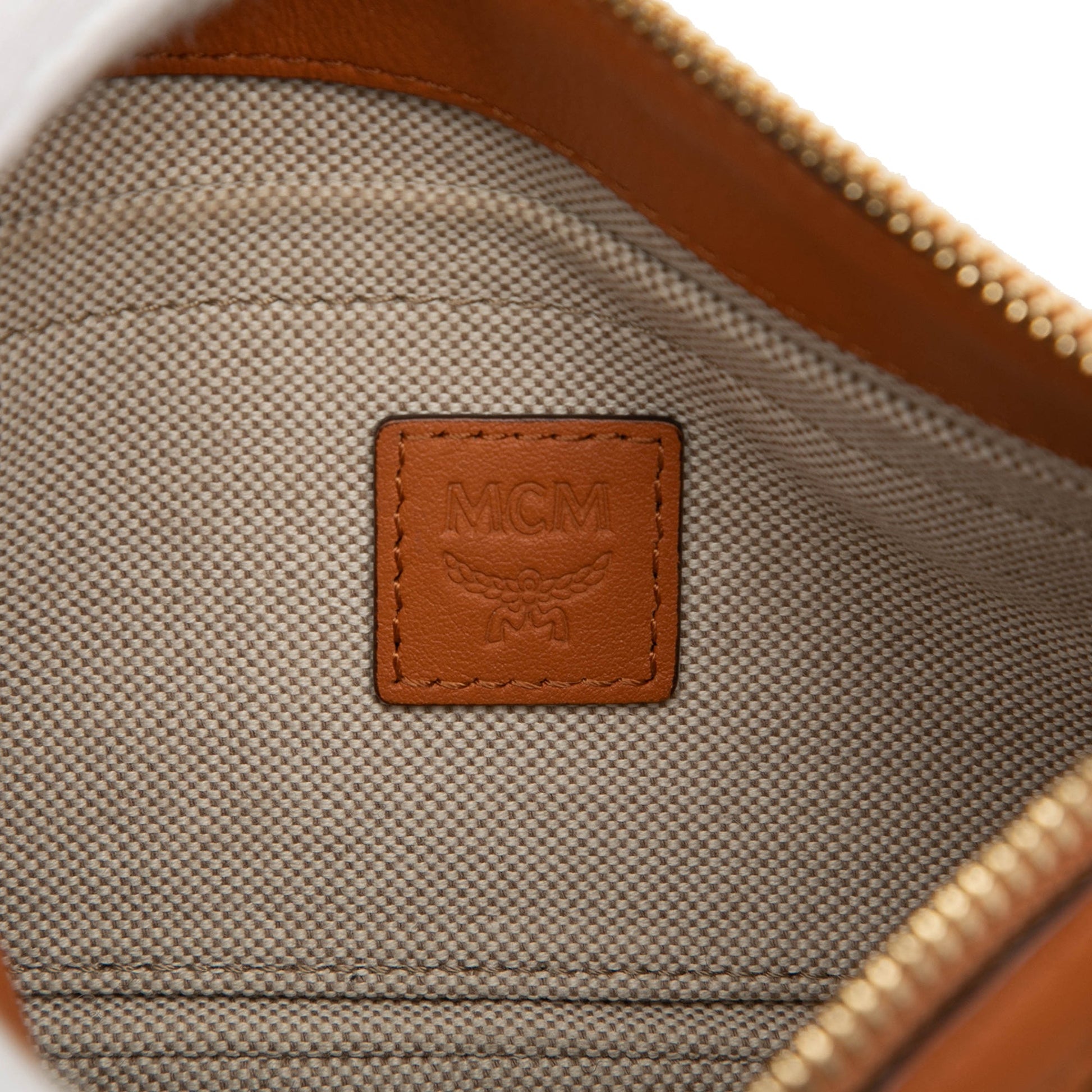 MCM Mini Visetos Coated Canvas Delmy Chain Satchel