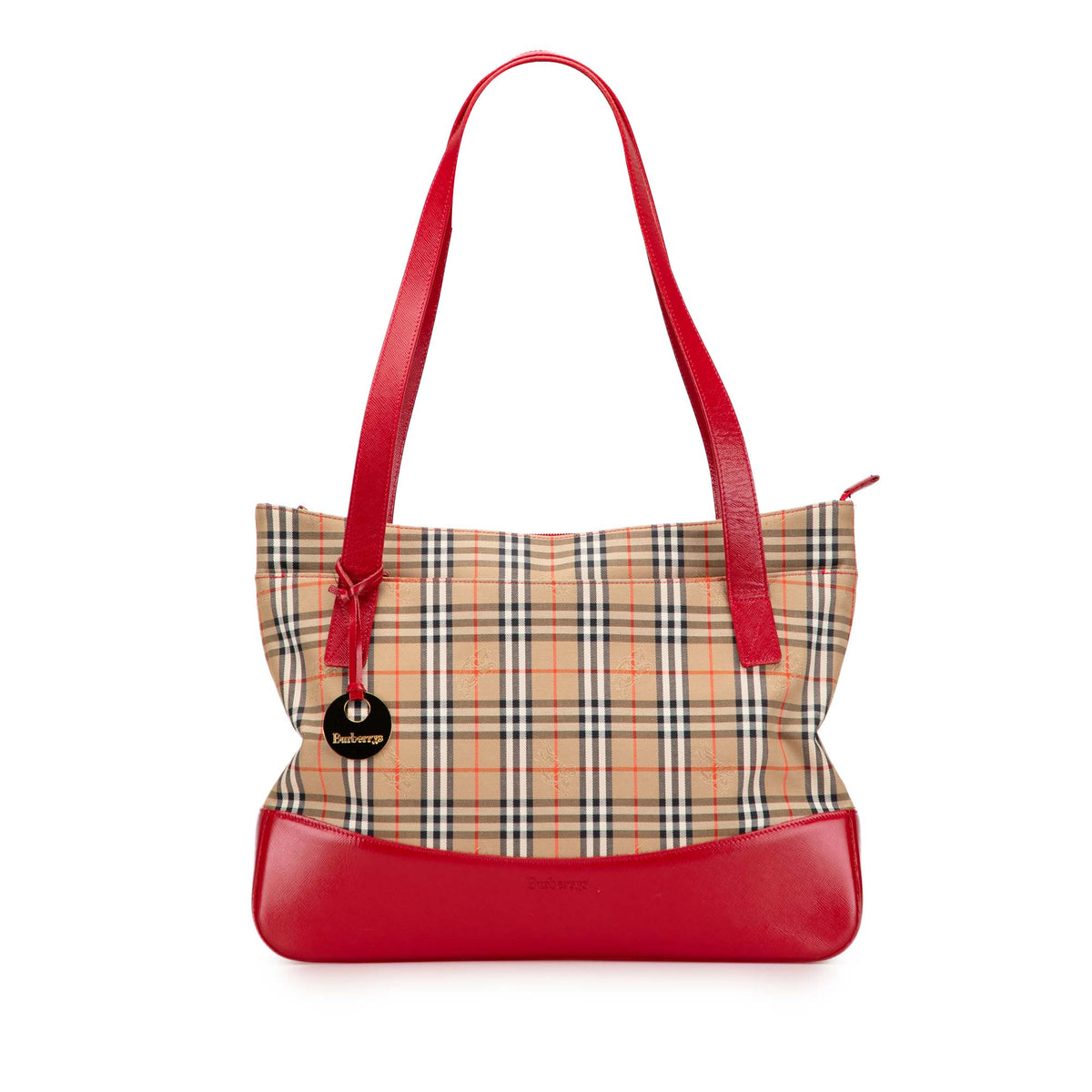 Burberry Haymarket Check Canvas Tote