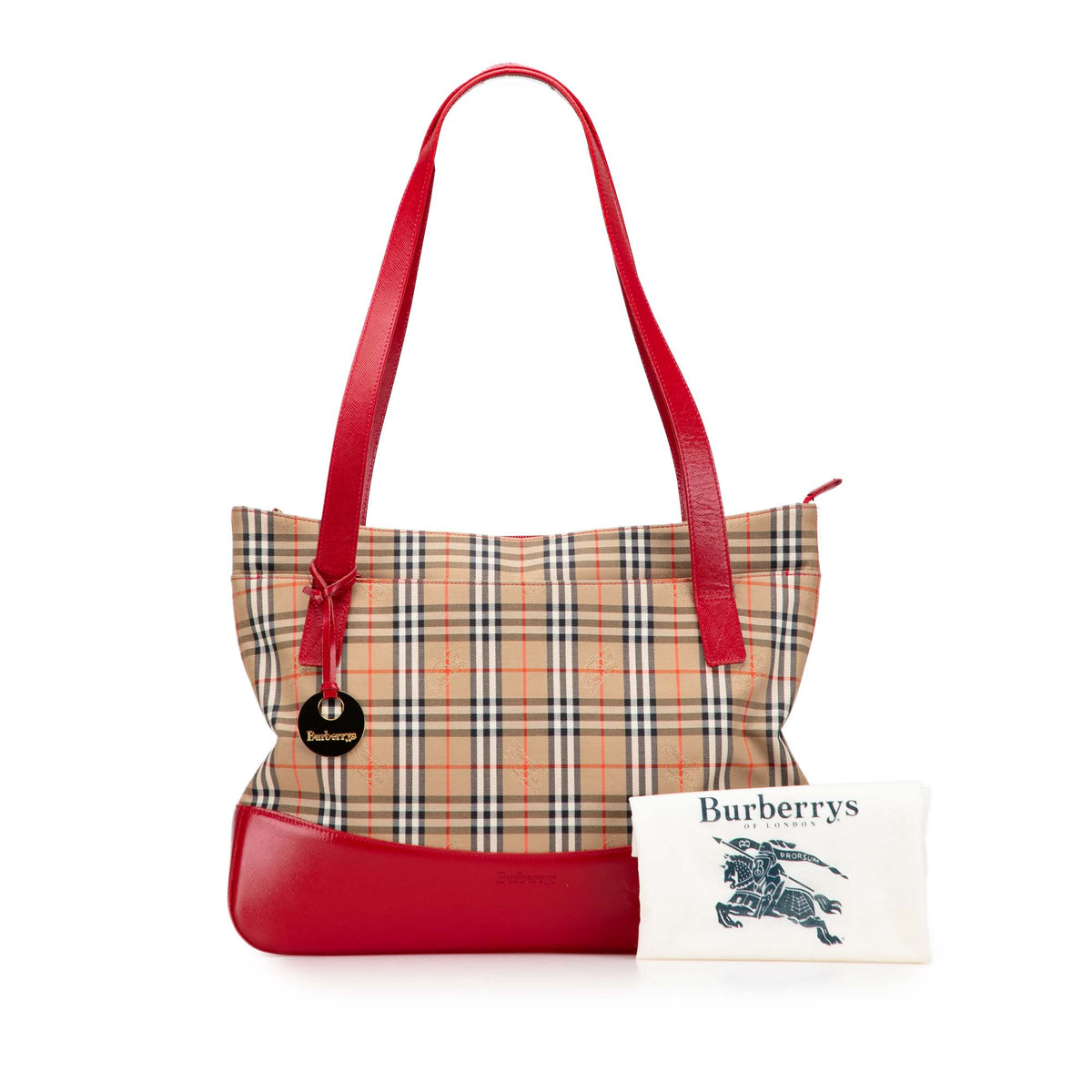 Burberry Haymarket Check Canvas Tote