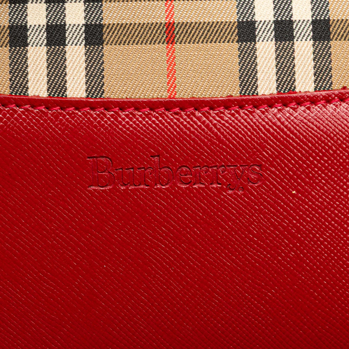 Burberry Haymarket Check Canvas Tote