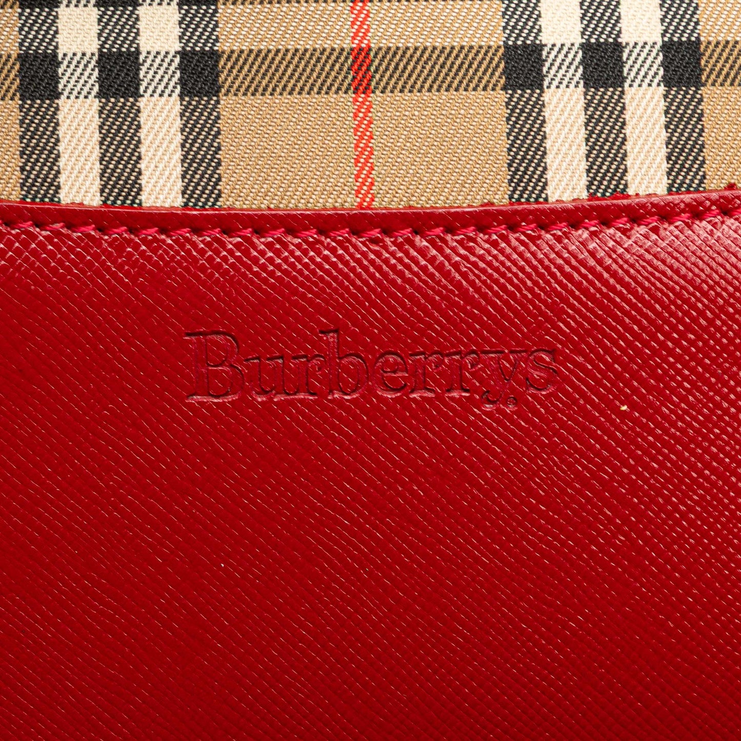 Burberry Haymarket Check Canvas Tote