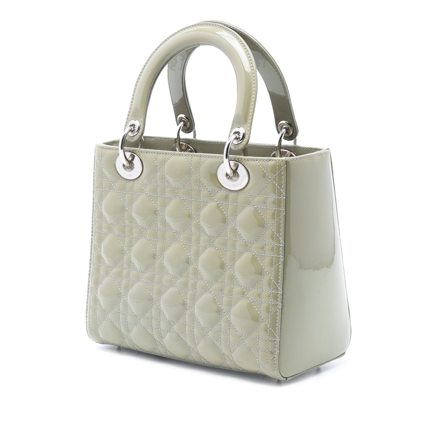 Dior Medium Patent Cannage Lady Dior