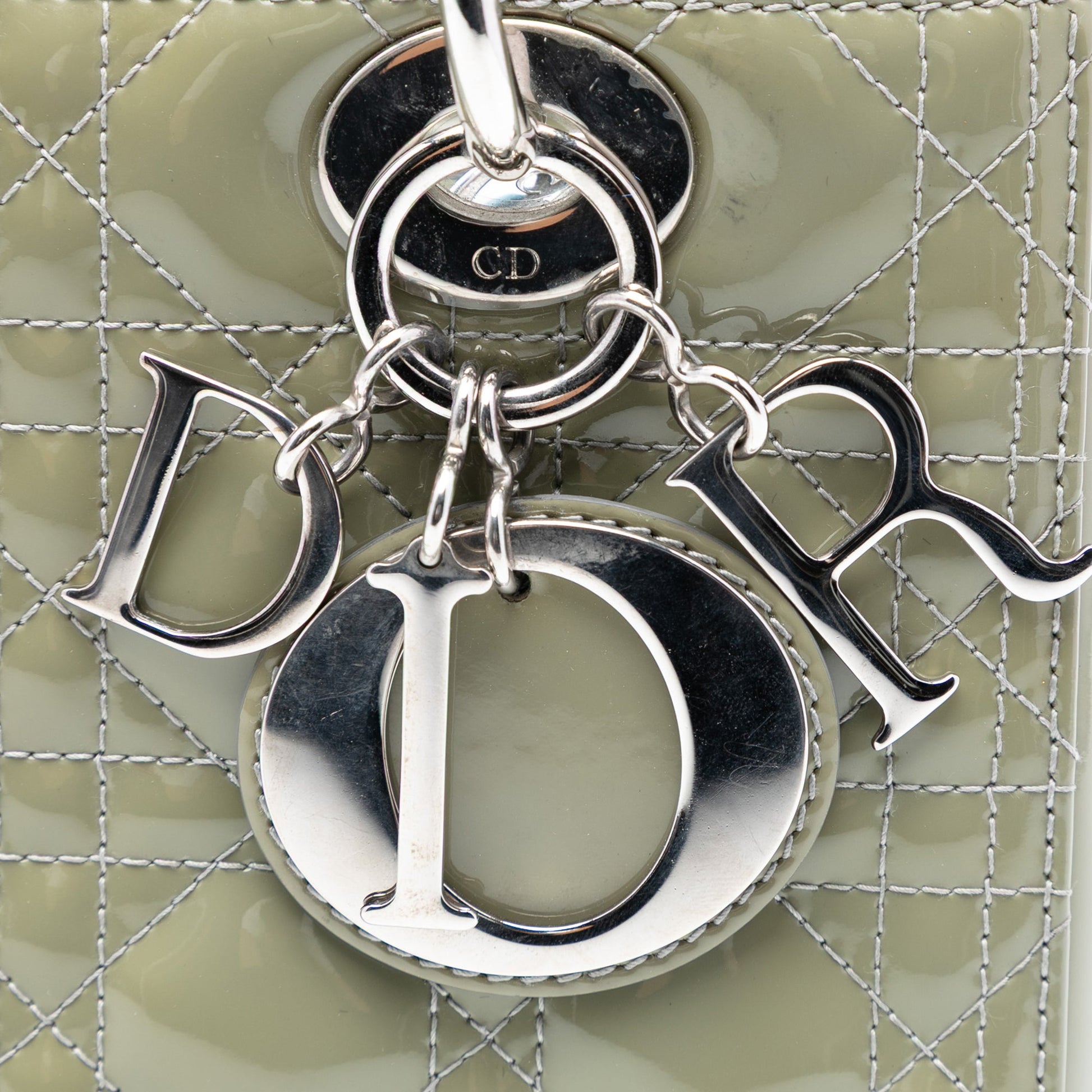 Dior Medium Patent Cannage Lady Dior