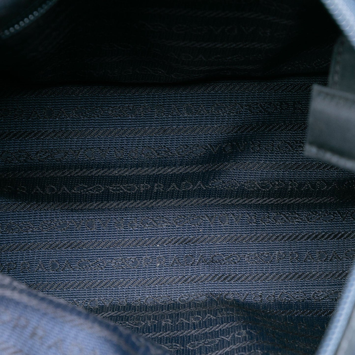 Prada Tessuto Metal Handle Bag