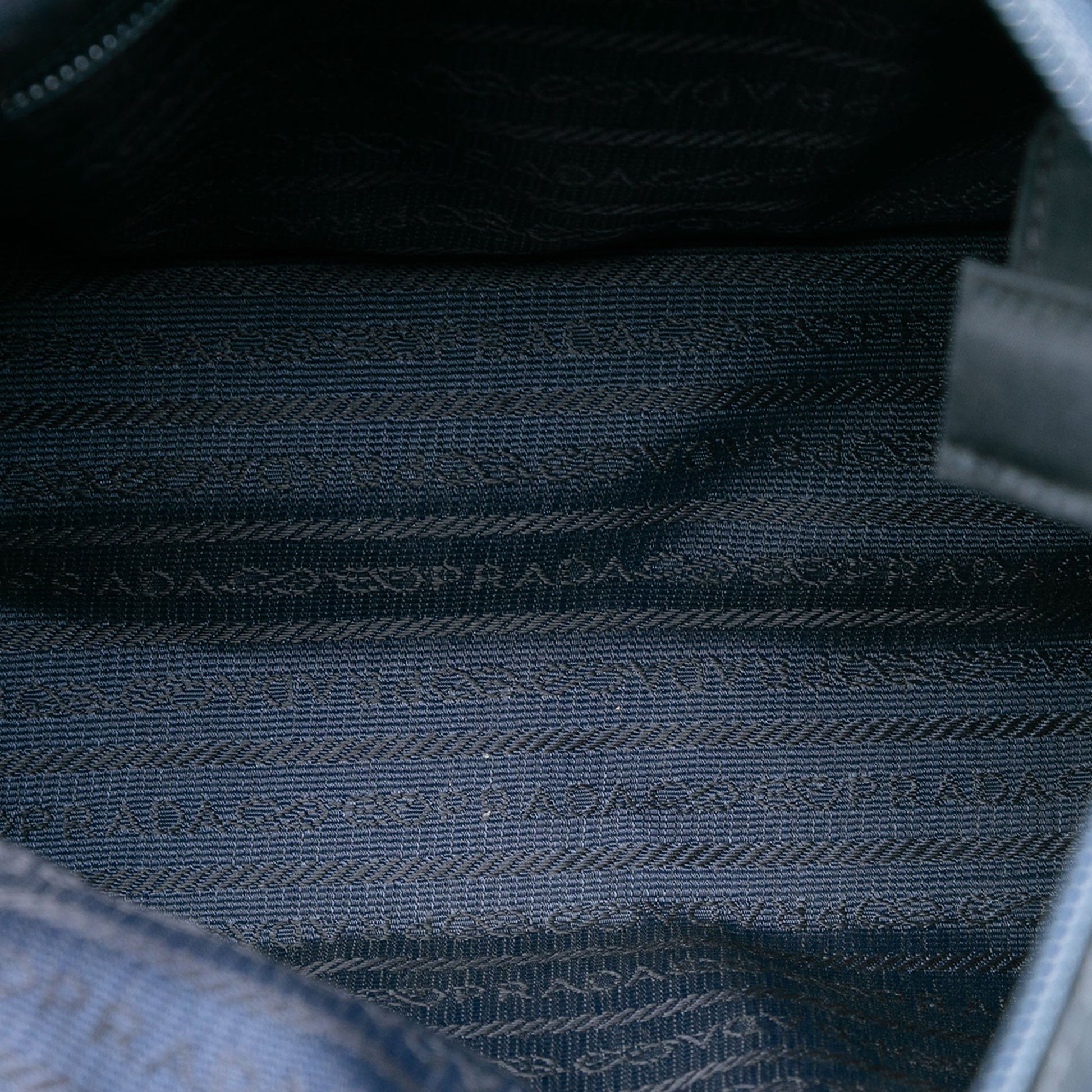 Prada Tessuto Metal Handle Bag