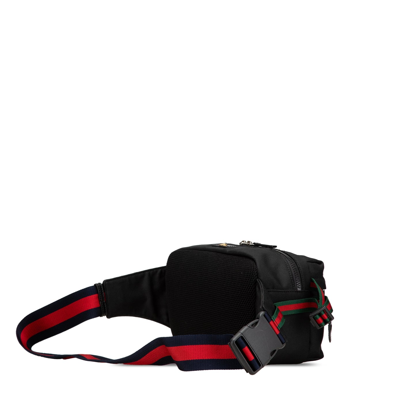 Gucci Techno Canvas Web L Aveugle Par Amour Embroidered Belt Bag