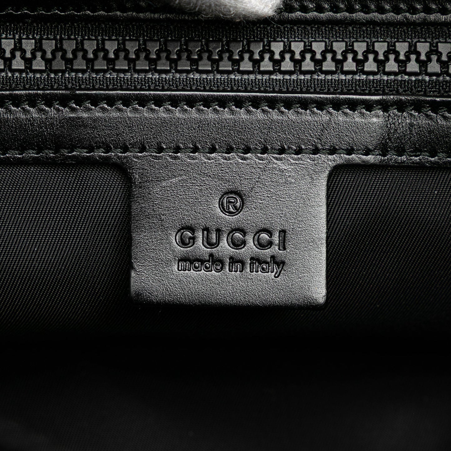 Gucci Techno Canvas Web L Aveugle Par Amour Embroidered Belt Bag