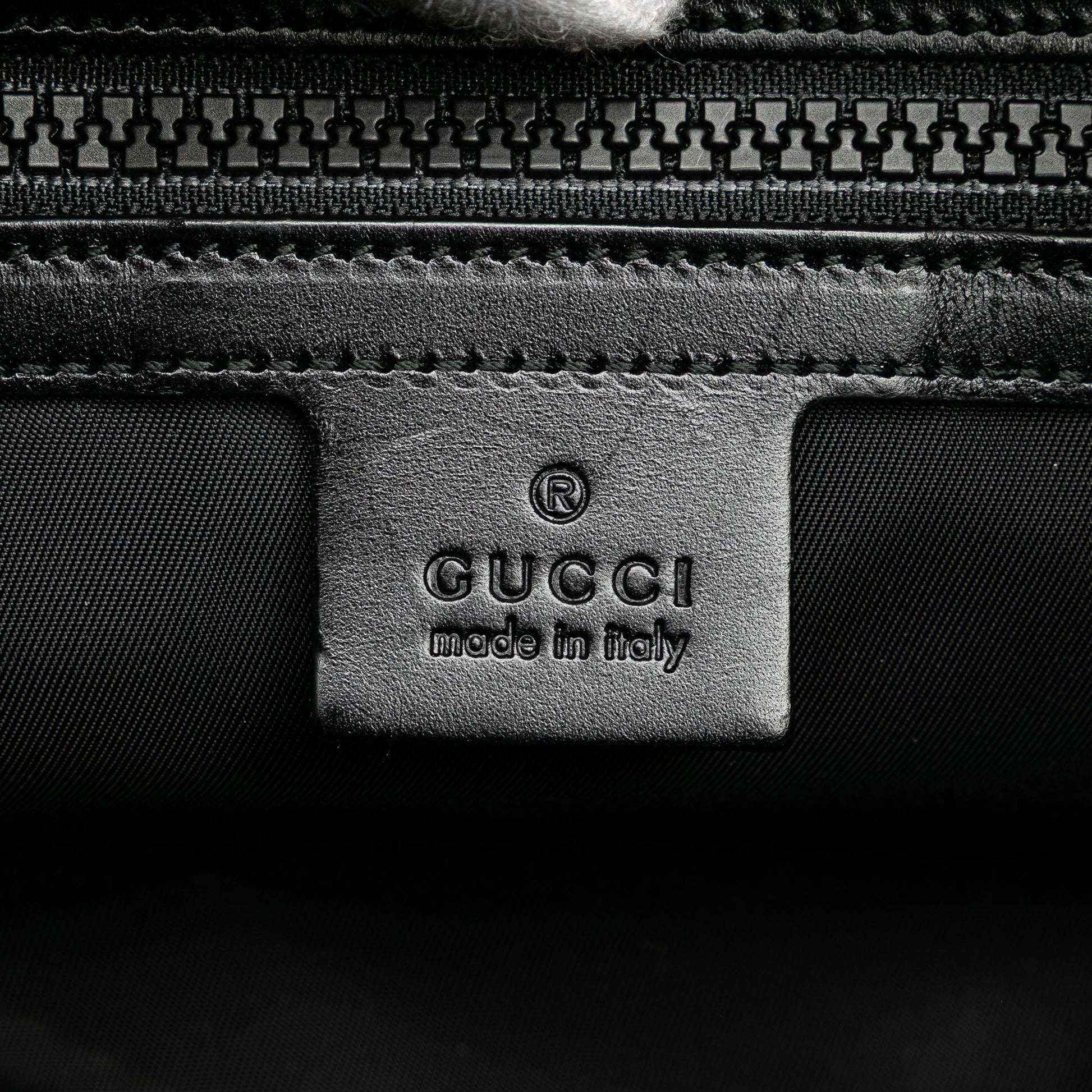 Gucci Techno Canvas Web L Aveugle Par Amour Embroidered Belt Bag