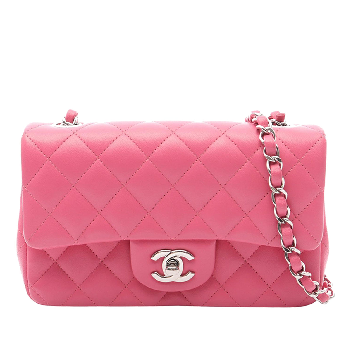 Chanel Mini Rectangular Classic Lambskin Single Flap