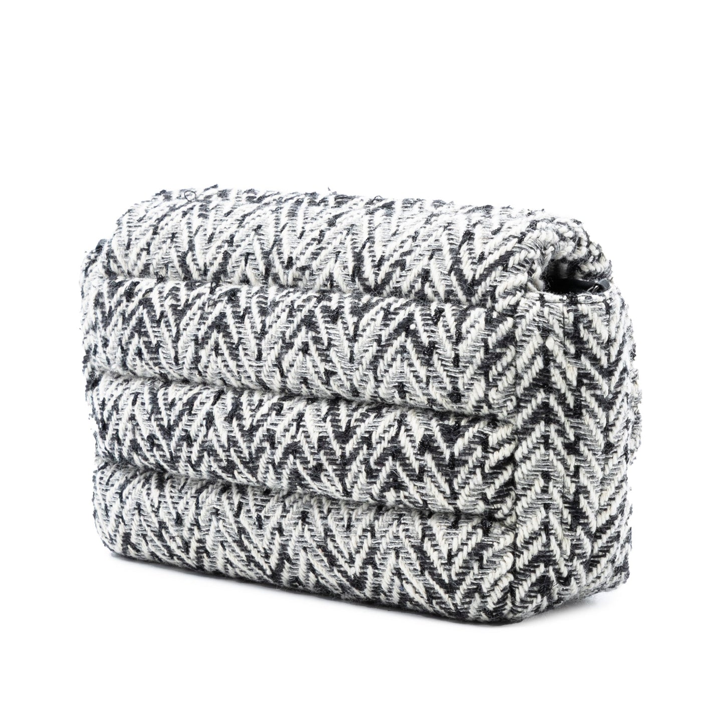 CC Herringbone Tweed Flap