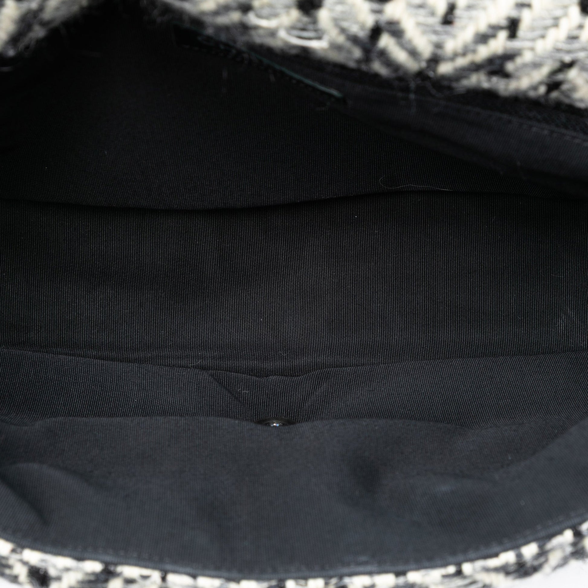 CC Herringbone Tweed Flap