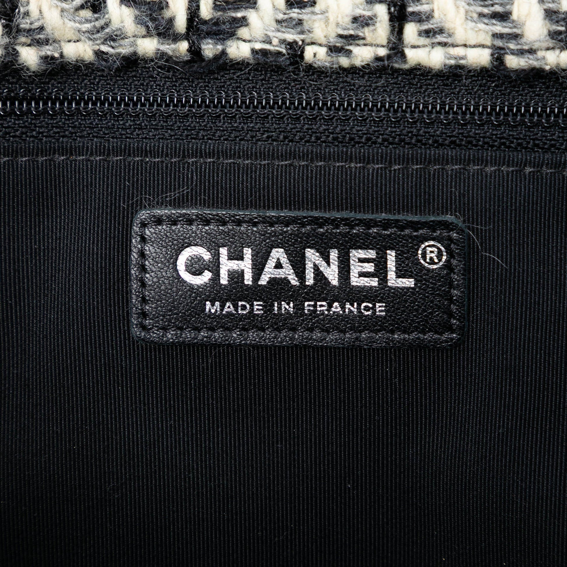 CC Herringbone Tweed Flap