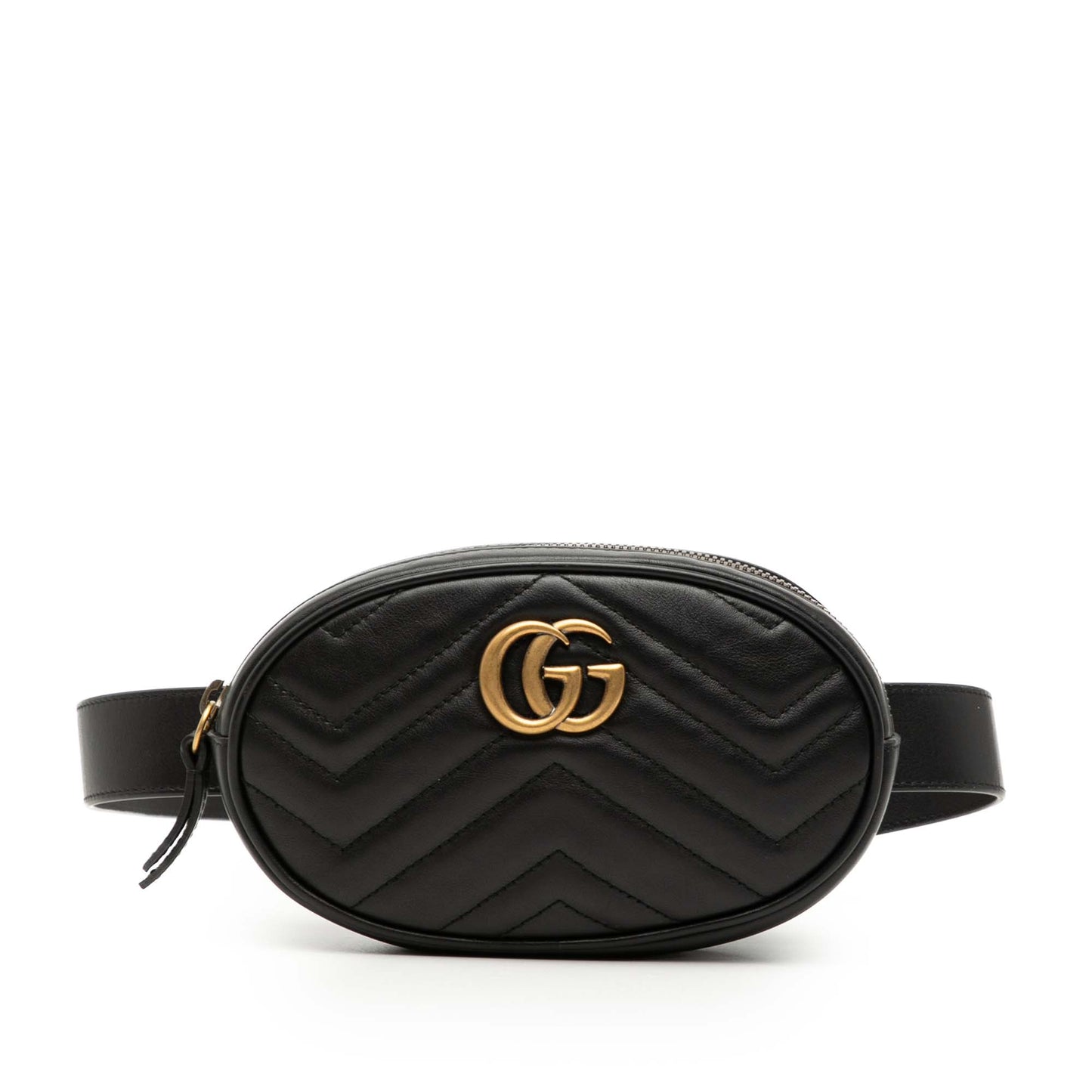 Gucci GG Marmont Matelasse Leather Belt Bag
