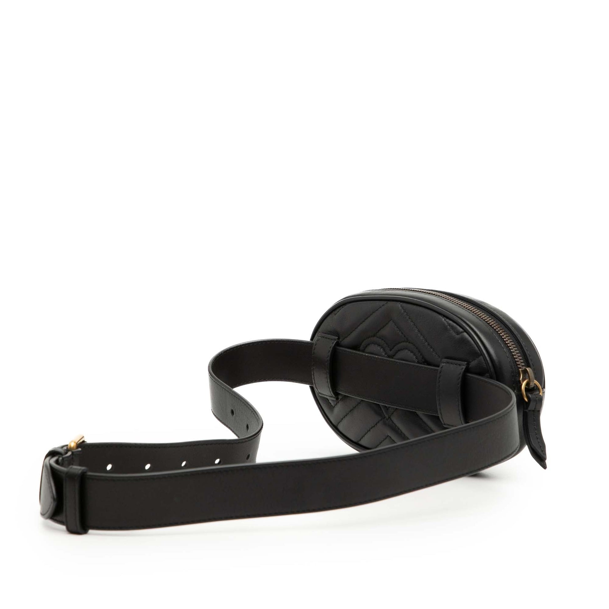 Gucci GG Marmont Matelasse Leather Belt Bag