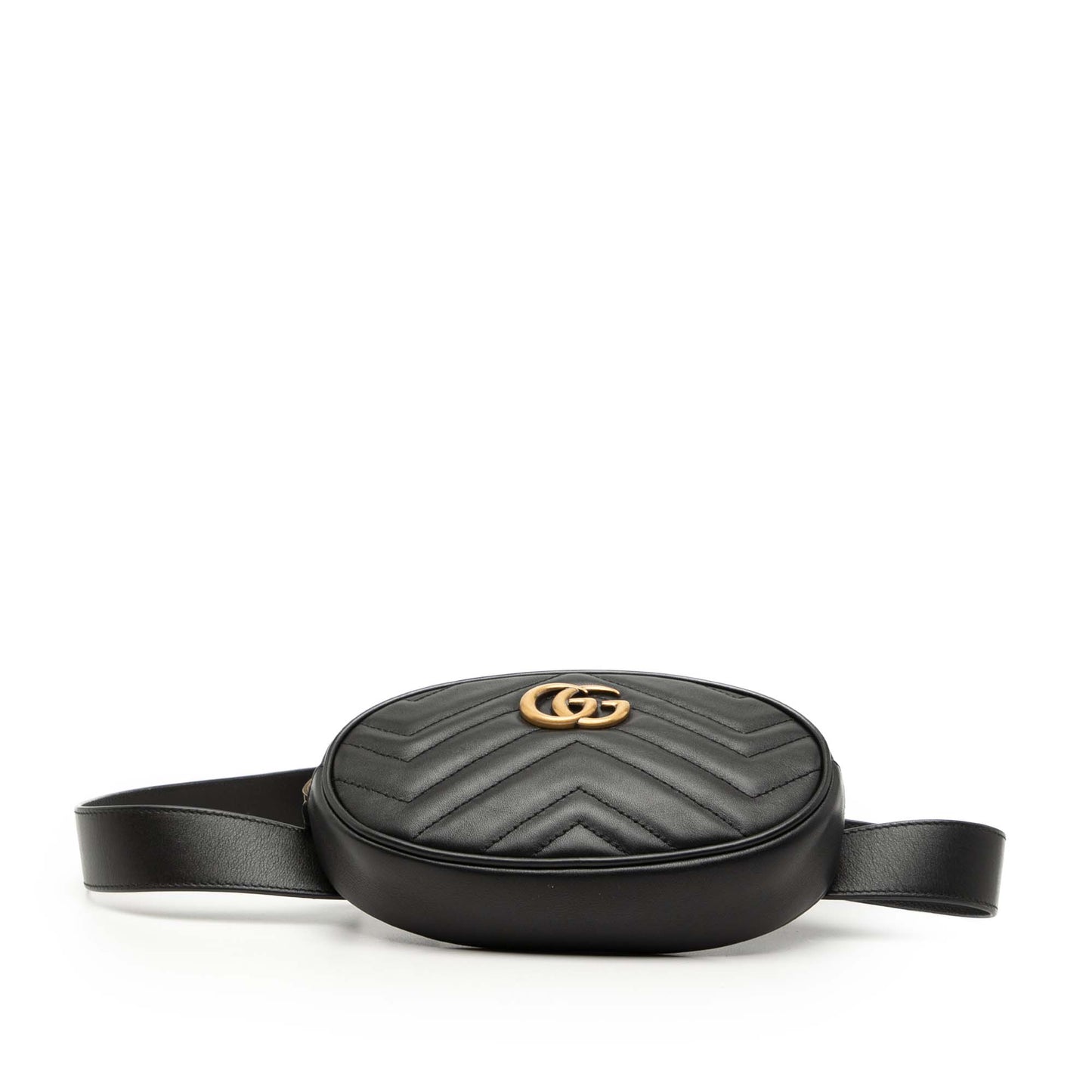 Gucci GG Marmont Matelasse Leather Belt Bag