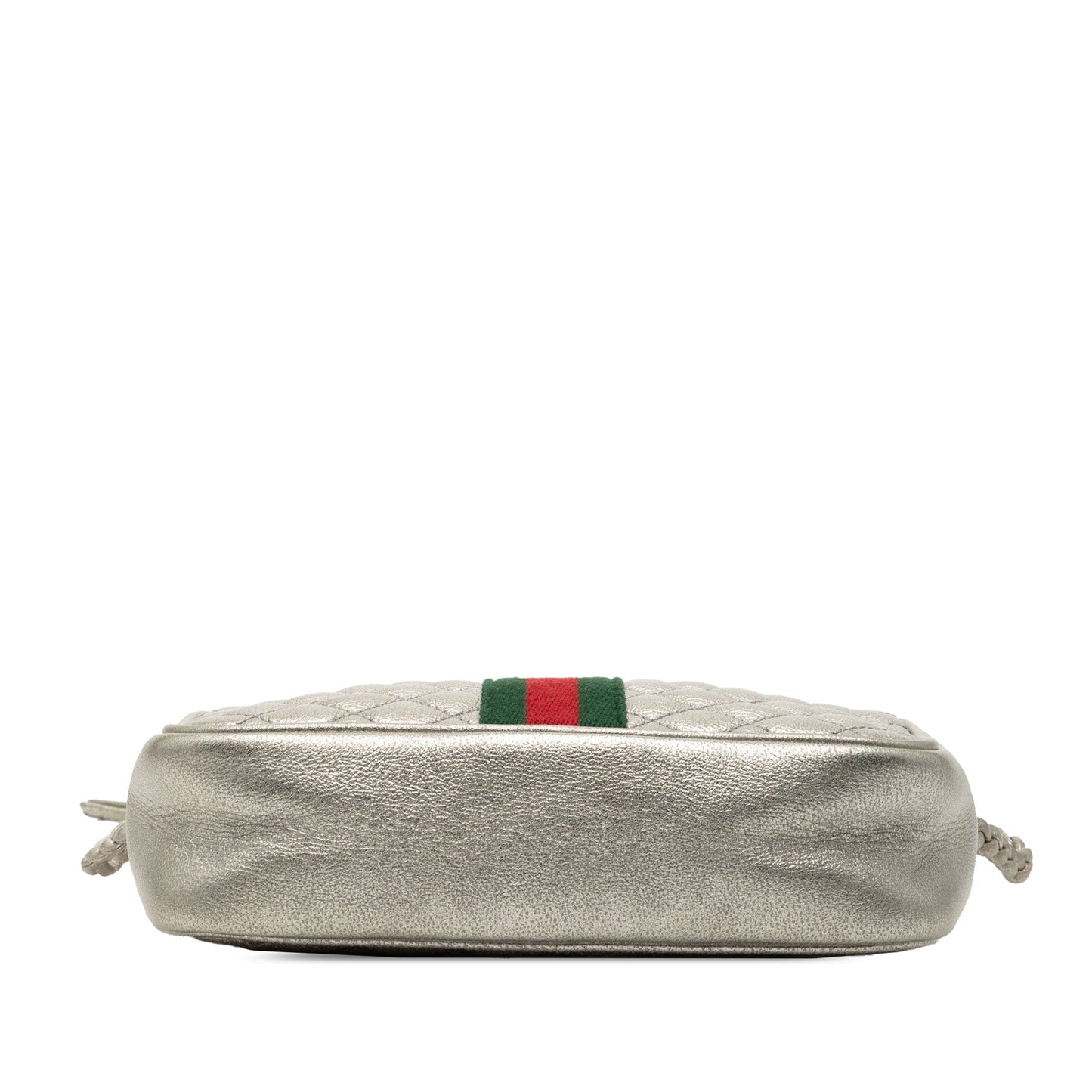 Gucci Mini Quilted Leather Web Trapuntata Crossbody