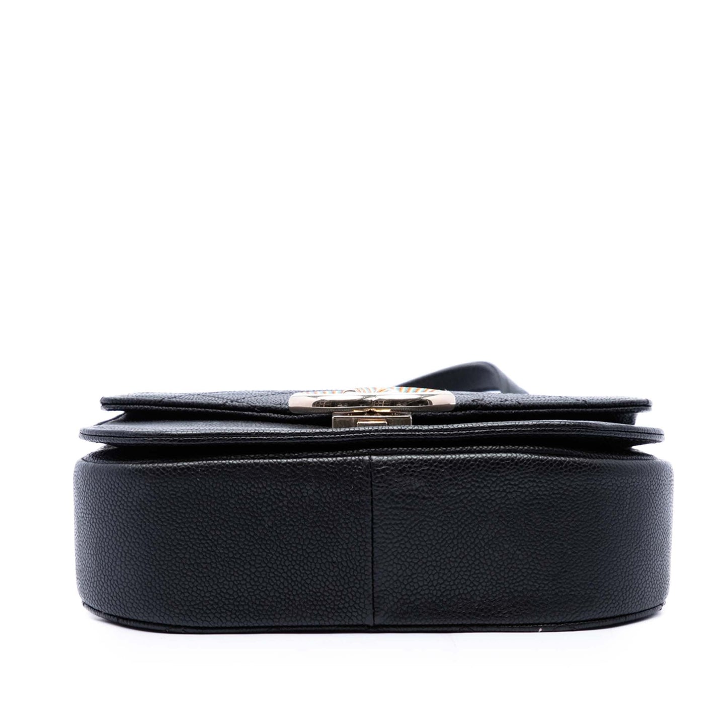 Chanel Paris Cuba Small Quilted Caviar Thread Around Flap