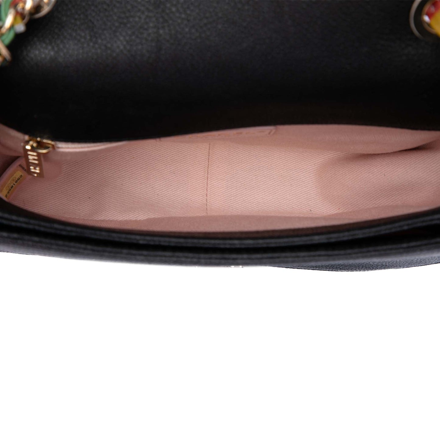 Chanel Paris Cuba Small Quilted Caviar Thread Around Flap