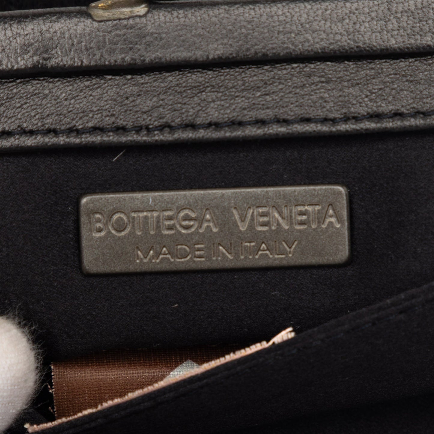 Bottega Veneta Wool and Sequin Embellished Clasp Shoulder Bag