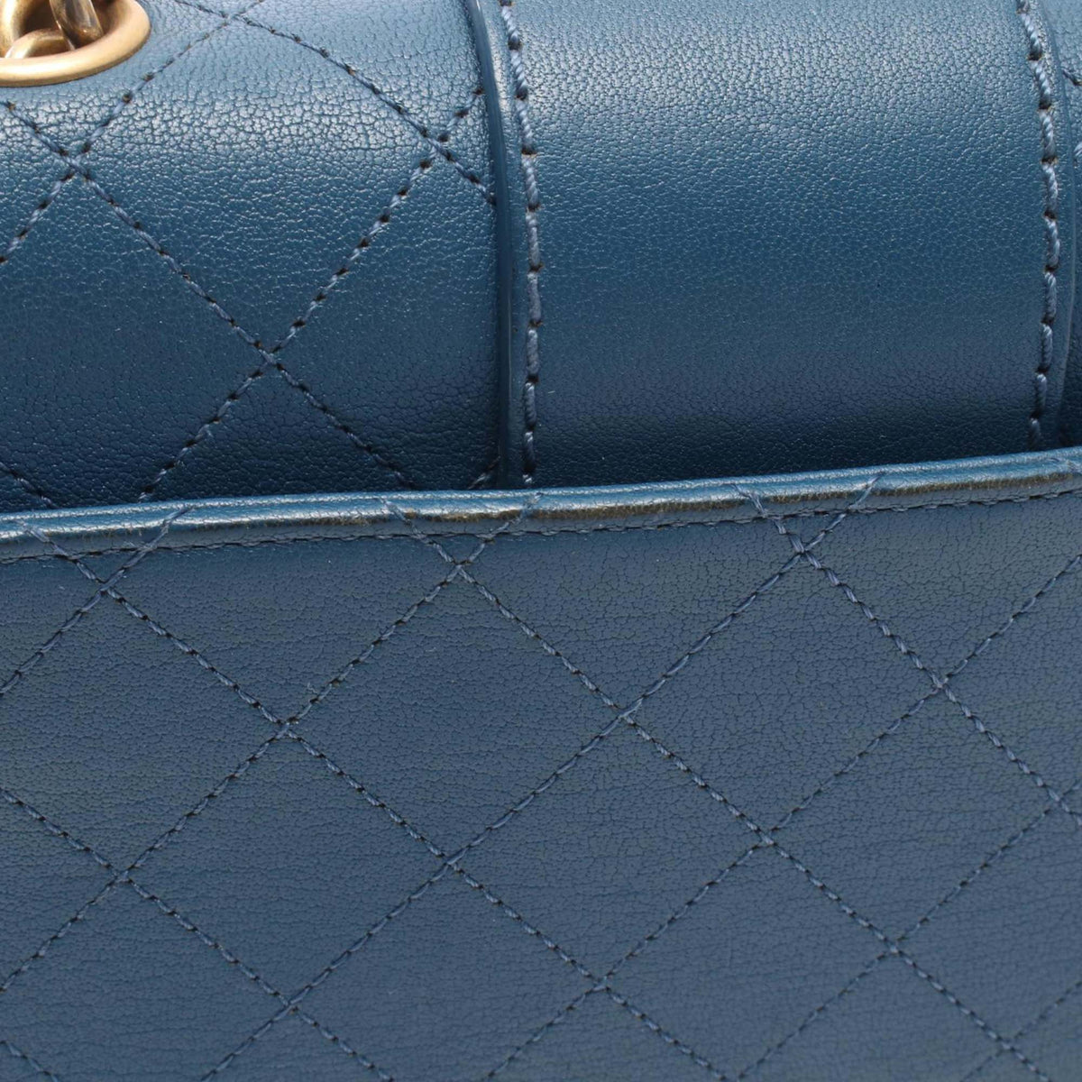 Chanel Small Quilted Sheepskin Front Chain Flap
