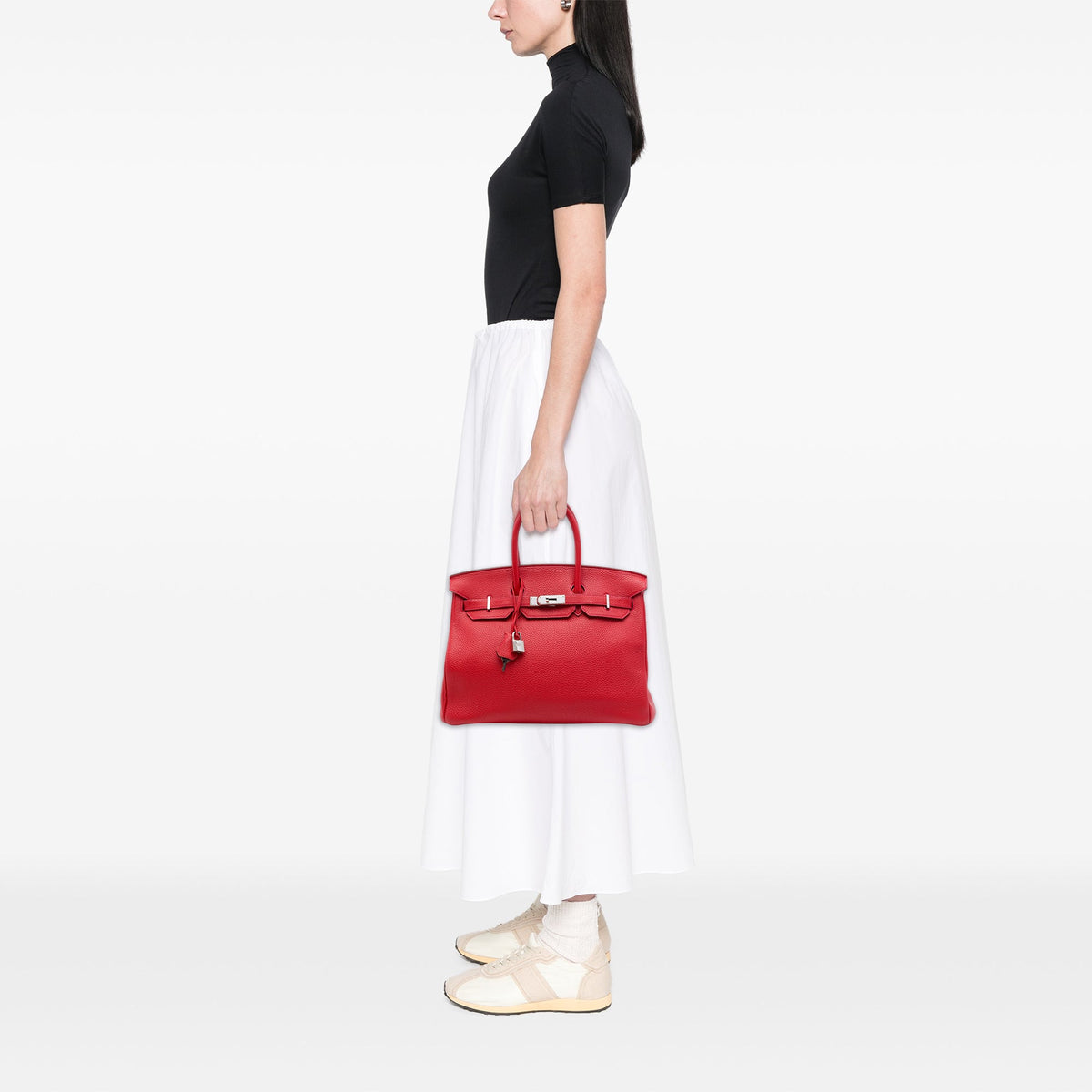 Hermès Togo Birkin Retourne 35 — Red