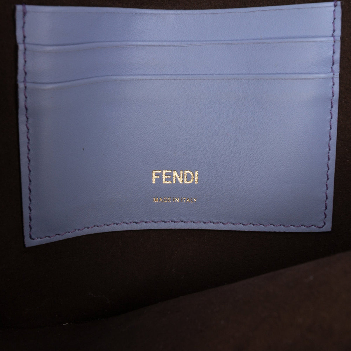 Fendi Calfskin Flat Baguette Crossbody