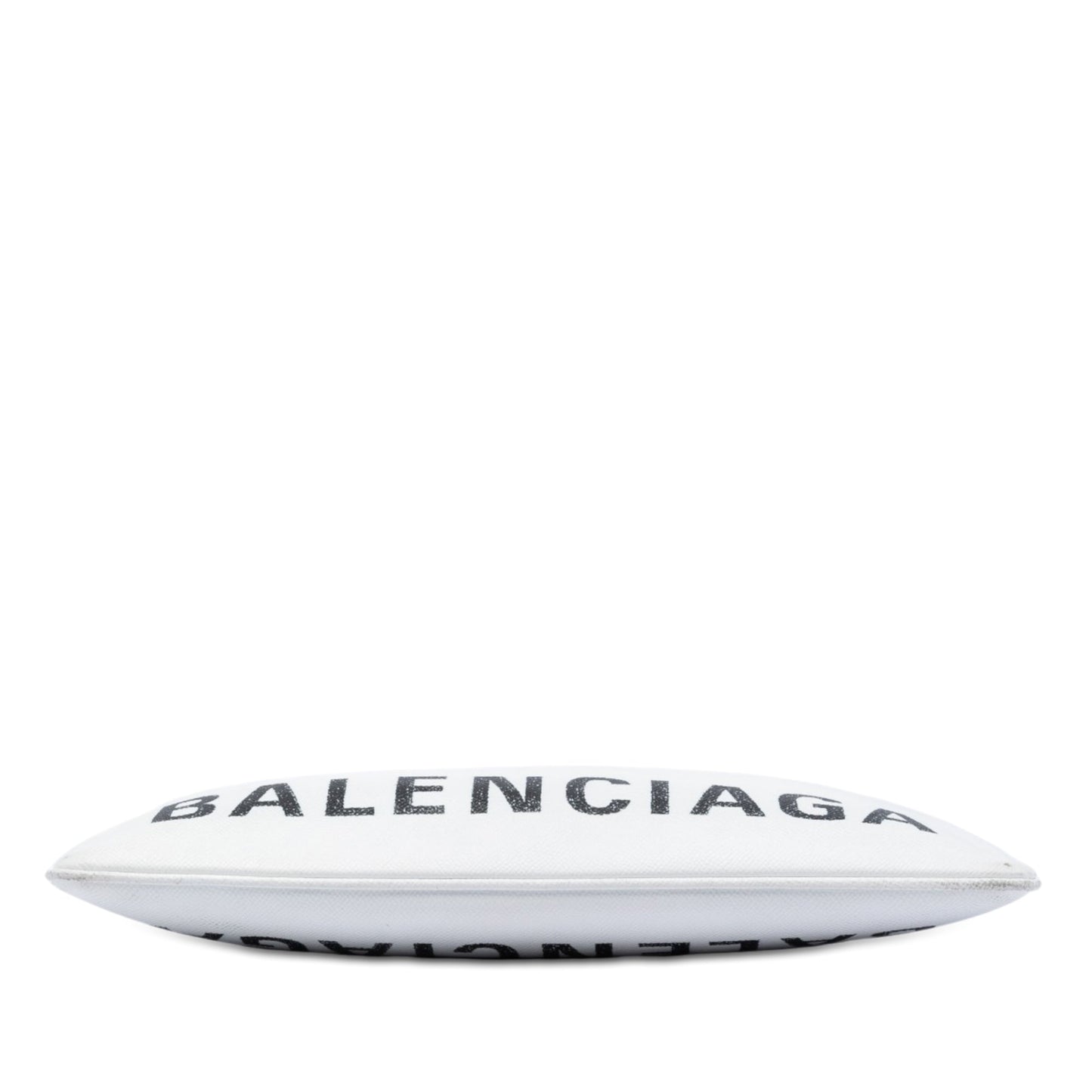Balenciaga Leather Ville Logo Zip Pouch