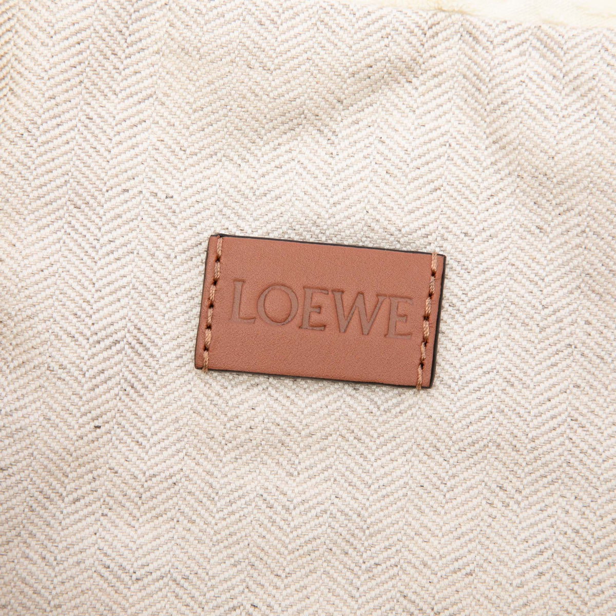 LOEWE Anagram Terry Cloth Drawstring Pouch