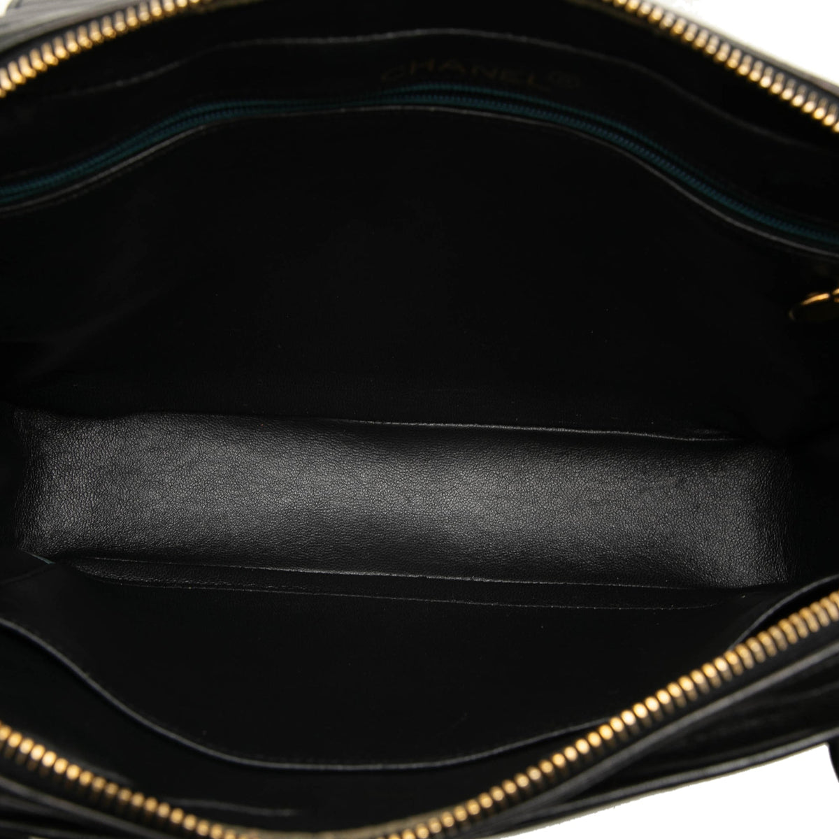 Chanel Quilted Lambskin Shoulder Bag — Black