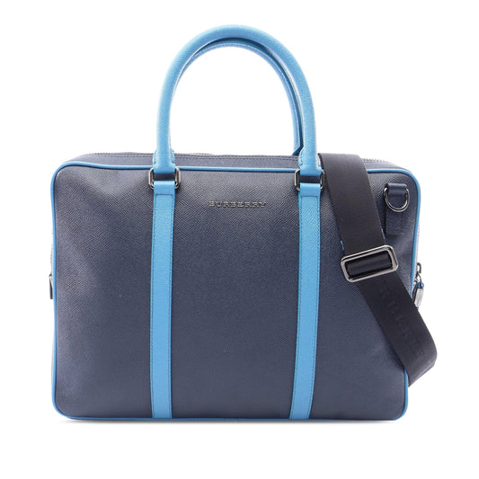 Burberry Calf Leather Business Bag