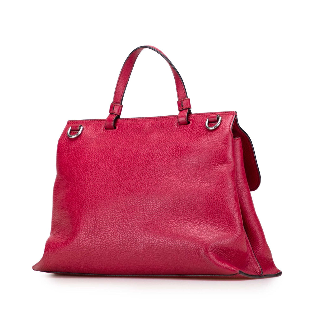 Gucci Medium Calfskin Bamboo Daily Satchel