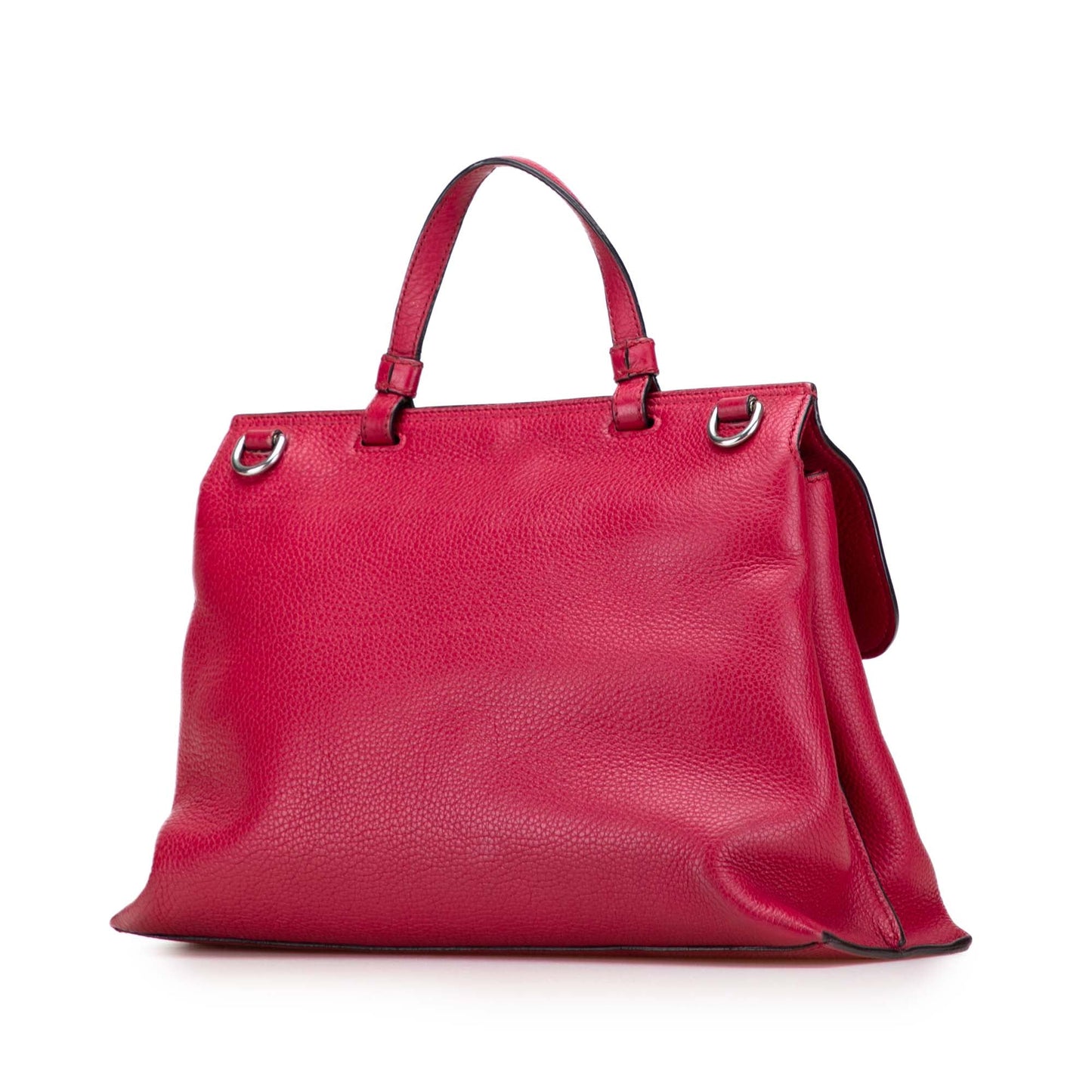 Gucci Medium Leather Bamboo Daily Satchel